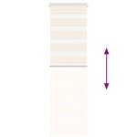 vidaXL Store zèbre beige marbré largeur du tissu 40 9 cm polyester