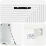 vidaXL Meuble TV mural Montage mural Blanc brillant 78 5 x 31 x 30 cm