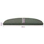 vidaXL Tapis d'escalier auto-adhésifs 15 pièces 80 x 24 5 x 3 5 cm