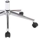 vidaXL Chaise pivotante de bureau Blanc Similicuir