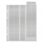 Feuilles numismatiques Multi-Collect pour 5 séries de 8 pièces euro. Intercalaires - Rouge