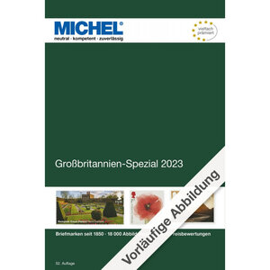 Catalogue Michel timbres de Grande Bretagne spécialisé 2022-2023.