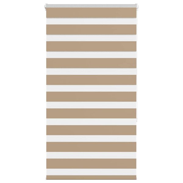 vidaXL Store zèbre marron sable largeur du tissu 75 9 cm polyester