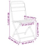 vidaXL Chaise de jardin pliante 2 Pièces Beige 55 x 56 5 x 91cm Acier