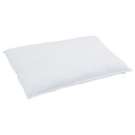 vidaXL Oreillers 2 Pièces Blanc 40 x 80 cm 130gsm 100  coton