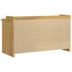 vidaXL Banc de couloir SANDNES 87x40x50 cm bois de pin massif