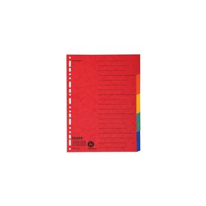 Intercalaires A4+ 5 Positions En Carte Recyclée - Couleurs Assorties - X 20 - Falken