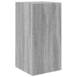 vidaXL Ensemble meuble TV 4 Pièces Gris Sonoma Bois d'ingénierie