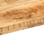 vidaXL Tables d'appoint gigognes 3 Pièces bois de manguier massif brut