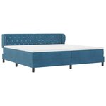 vidaXL Lit à ressorts avec matelas gris foncé 80x200 cm en velours