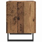 vidaXL Cabinet de chevet 2 Pièces Bois ancien 40 x 35 x 47.5 cm