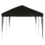 vidaXL Tente de fête pop-up 575 x 290 x 245 cm Noir