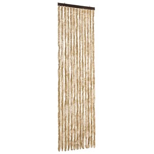 vidaXL Moustiquaire Beige 56x200 cm Chenille