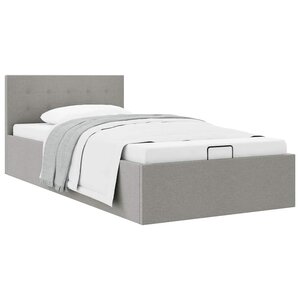 vidaXL Cadre de lit à rangement hydraulique sans matelas 90x200 cm