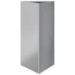 vidaXL Jardinières 2 Pièces triangulaire 40x40x75 cm acier galvanisé