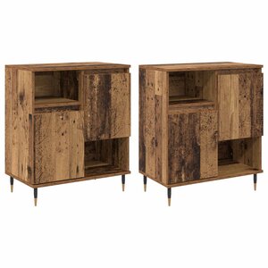 vidaXL Buffets 2 Pièces Bois ancien