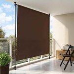 vidaXL Store Roulant Extérieur Marron 150 x 270 cm