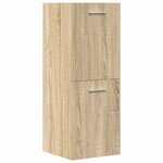 vidaXL Ensemble de meubles de salle de bain 4 Pièces chêne sonoma