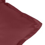vidaXL Coussins de banc de jardin lot de 2 rouge bordeaux mélangé