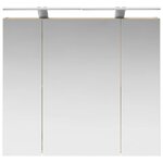 vidaXL Armoire Miroir de Salle de Bain Chêne Sonoma 80 x 14.5 x 70 cm