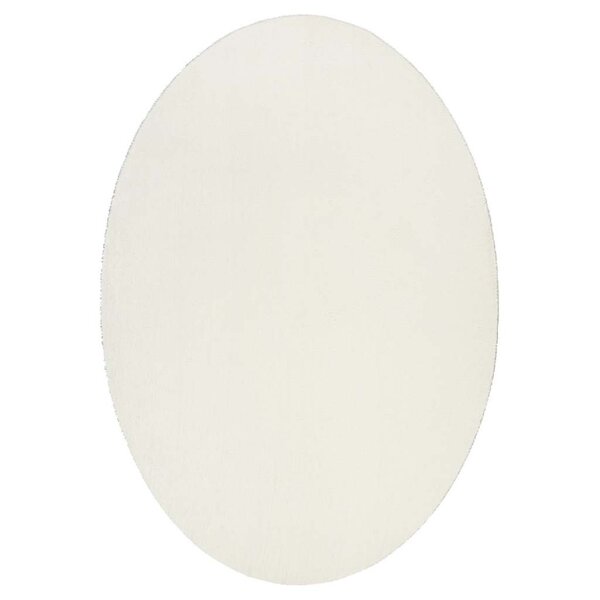 vidaXL Tapis Crème 140 x 200 cm Polyester