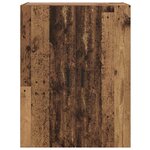 vidaXL Meuble mural Marron 69 5 x 34 x 90 cm Bois d'ingénierie