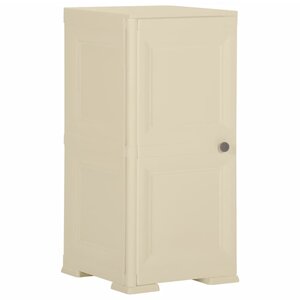 vidaXL Armoire plastique 40x43x85 5 cm design de bois blanc angora