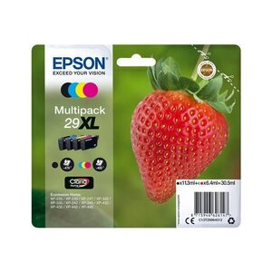 Epson multipack t2996 - fraise - noir  cyan  magenta  jaune xl
