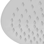 vidaXL Tête de douche plongeante ronde en acier inoxydable 40 cm