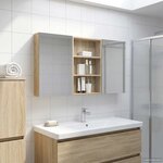 vidaXL Ensemble de Meubles de Salle de Bain 3 Pièces 120 x 10 5 x 60 5 cm
