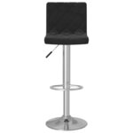 vidaXL Tabourets de bar lot de 2 noir velours