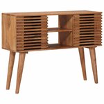 vidaXL Table d'appoint faite main Marron Teck 100 x 30 x 75 cm