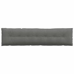 vidaXL Coussin de Dos Gris foncé 200 x 50 cm Tissu en microfibre