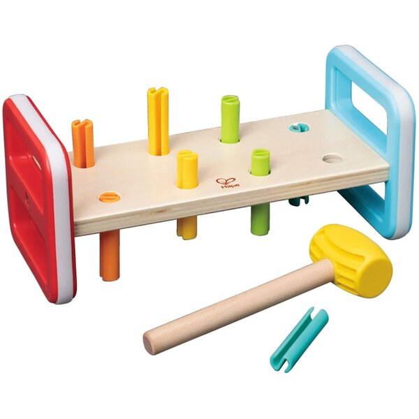 Hape E0506 - Banc à marteler arc-en-cie