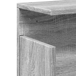 vidaXL Armoire murale 60x20x30 cm sonoma gris bois d'ingénierie