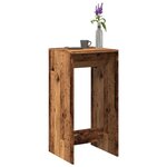 vidaXL Table de bar vieux bois 51x50x103 5 cm bois d'ingénierie