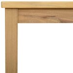 vidaXL Table basse Acacia clair 110 x 110 x 45 cm Bois d'Acacia Massif