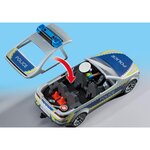 PLAYMOBIL 71729 - Action Heroes Voiture de police avec sirène et gyrophare