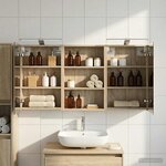 vidaXL Ensemble de Meubles de Salle de Bain 3 Pièces 120 x 10 5 x 60 5 cm