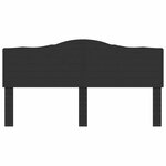 vidaXL Tête de lit Chêne noir 200 cm Bois d'ingénierie