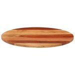 vidaXL Dessus de table Bois solide Rond 15-16 mm 40 cm