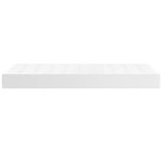 vidaXL Matelas de lit à ressorts ensachés blanc 120x190x20 cm