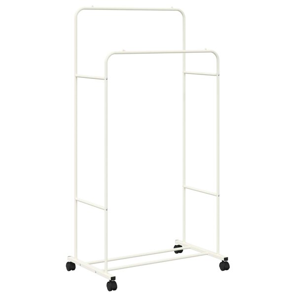 vidaXL Porte-vêtements Uni Blanc 80 x 53 x 156 cm
