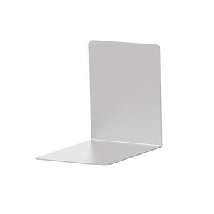 Lot de 2 Serre-livres en aluminium 10 x 8 x 10 cm Aluminium MAUL
