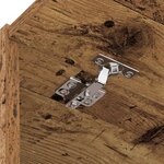 vidaXL Armoire pour machine à laver Bois ancien 67 5 x 68 x 200 cm