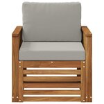vidaXL Sofa de milieu extérieur Naturel