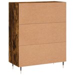 vidaXL Buffet chêne fumé 69 5x34x90 cm bois d'ingénierie