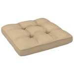 vidaXL Salon de jardin palette 6Pièces avec coussins Pin imprégné de gris