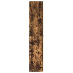 vidaXL Cabinet à chaussures Chêne fumé 80x35 5x180 cm Bois d'ingénierie