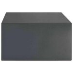vidaXL Coffre-fort numérique électronique Gris foncé 42x37x20 cm Acier